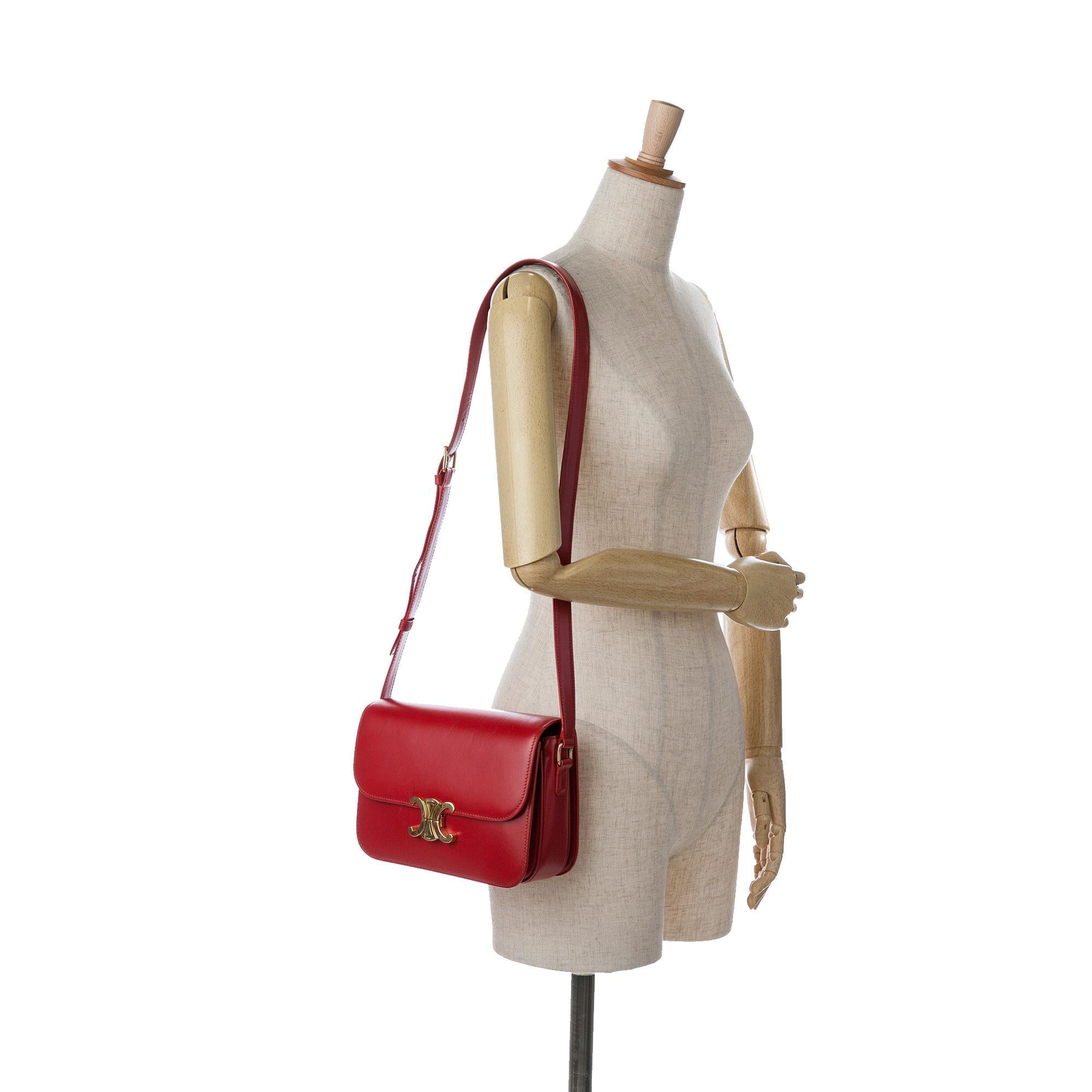 Celine Medium Triomphe Crossbody Bag (SHG-Mj1Oy2)
