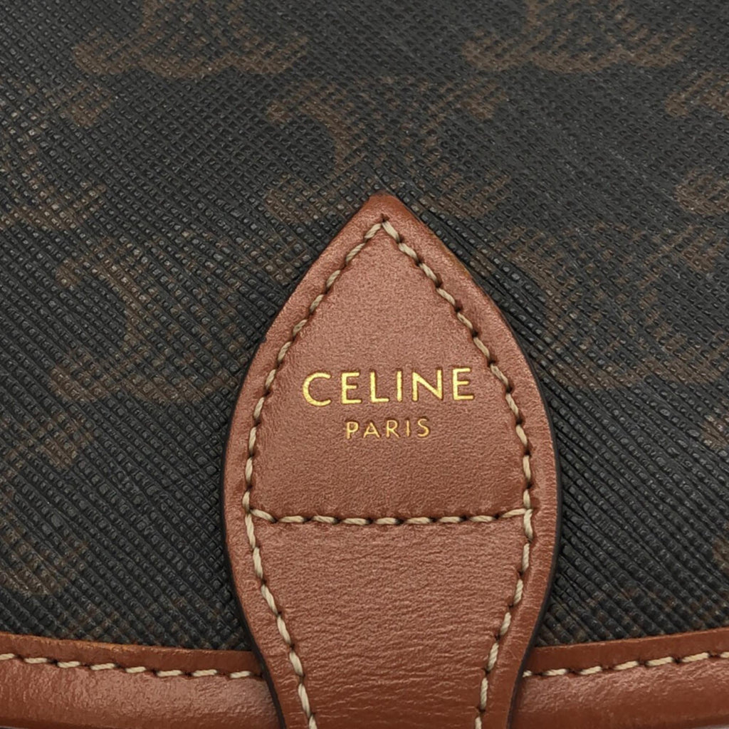 Celine Medium Triomphe Folco Bag (SHG-M1V5DB)