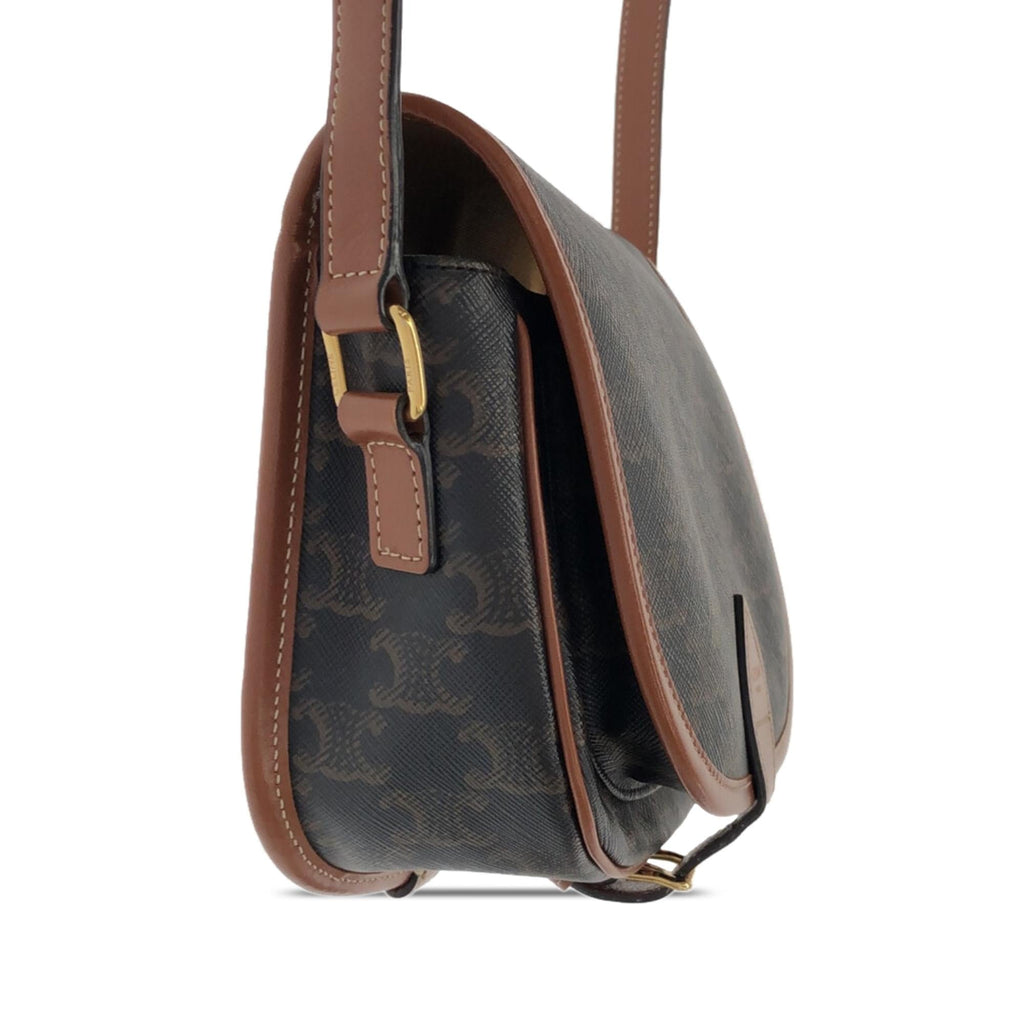 Celine Medium Triomphe Folco Bag (SHG-M1V5DB)