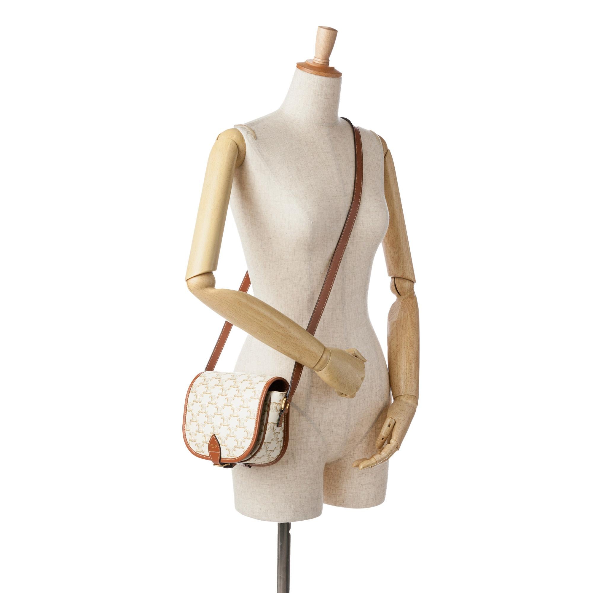 Celine Medium Triomphe Folco Bag (SHG-mGK6bl)