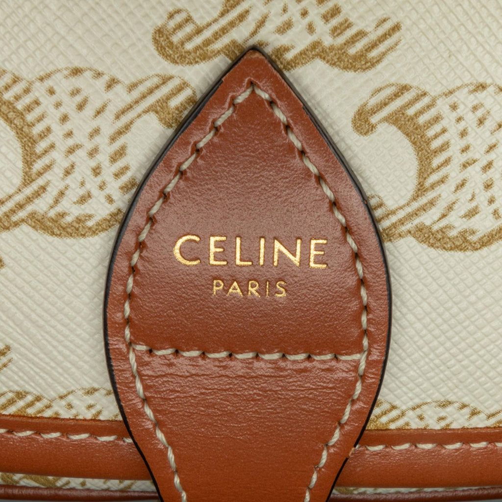 Celine Medium Triomphe Folco Bag (SHG-mGK6bl)
