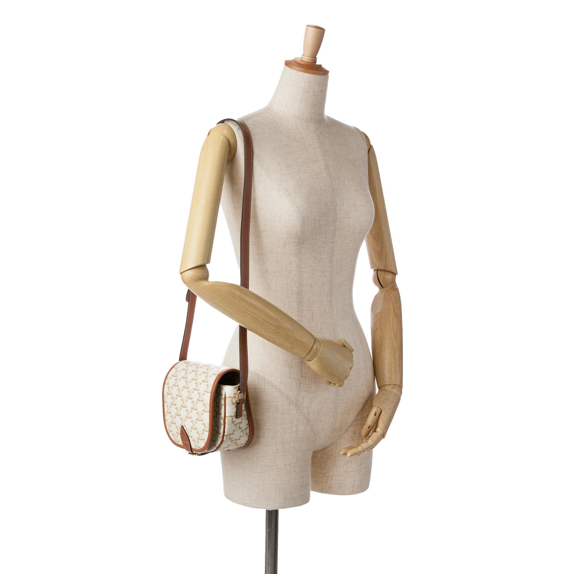 Celine Medium Triomphe Folco Bag (SHG-mGK6bl)