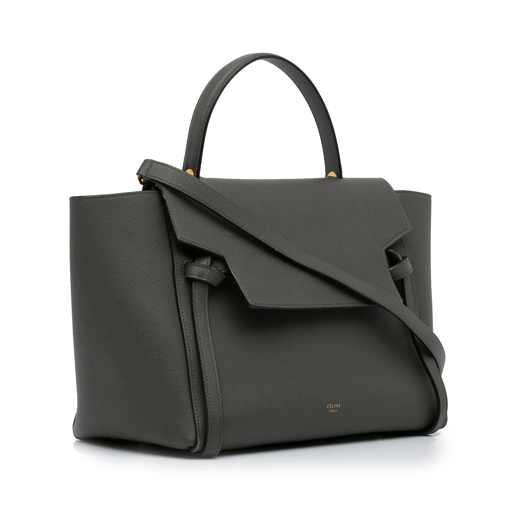 Celine Micro Belt Leather Satchel (SHG-7DgUbl)