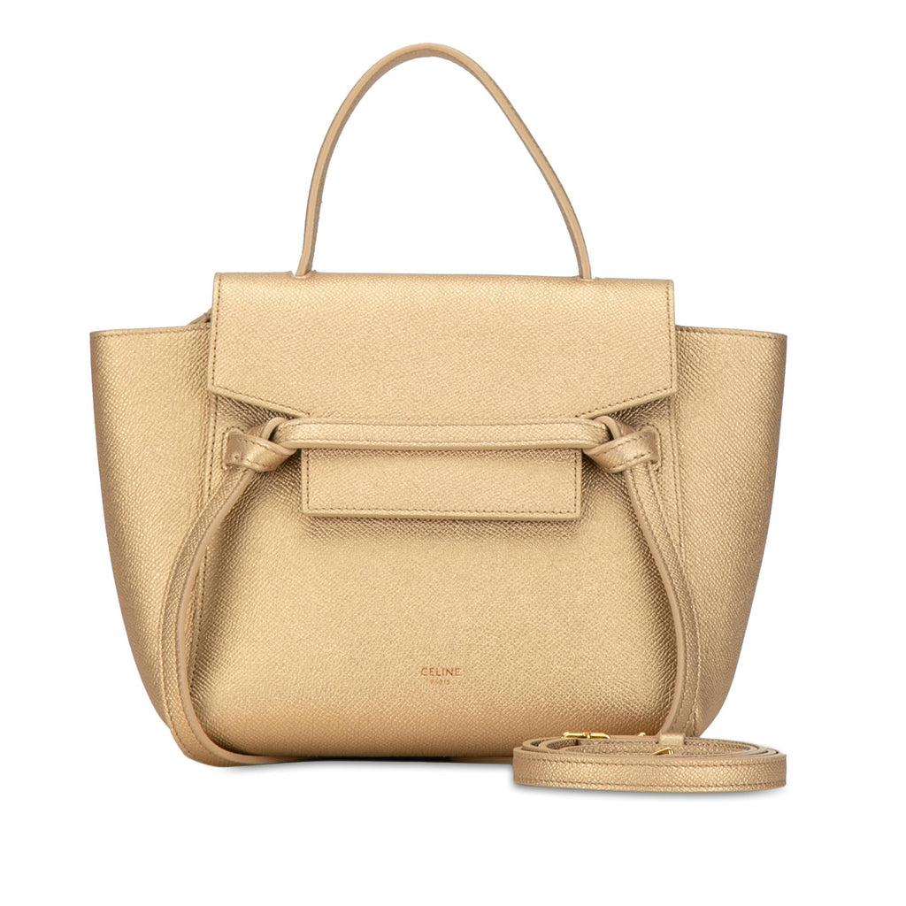 Celine Micro Leather Belt Satchel (SHG-THJOUi)