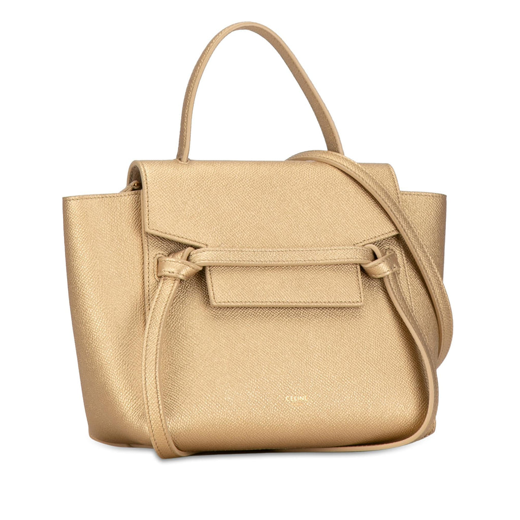 Celine Micro Leather Belt Satchel (SHG-THJOUi)