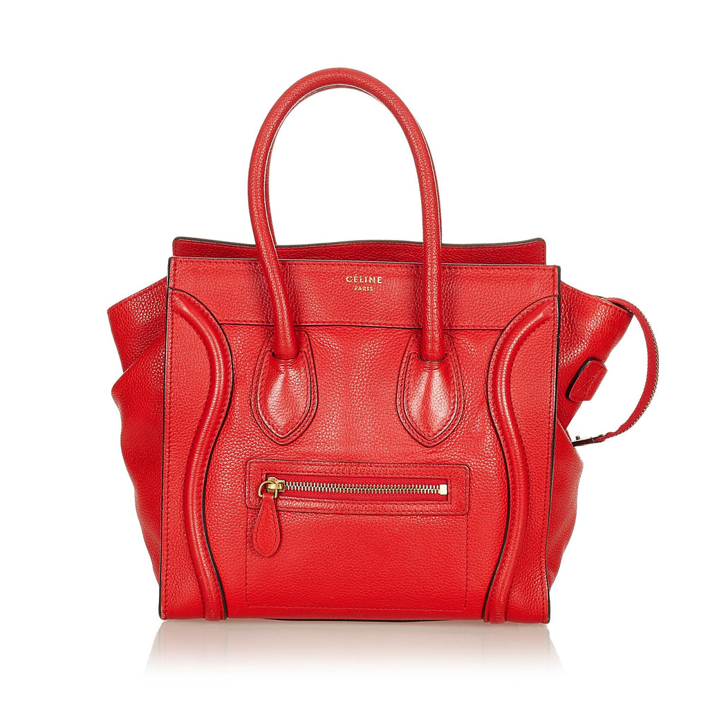 Celine Micro Luggage Leather Handbag (SHG-37634)