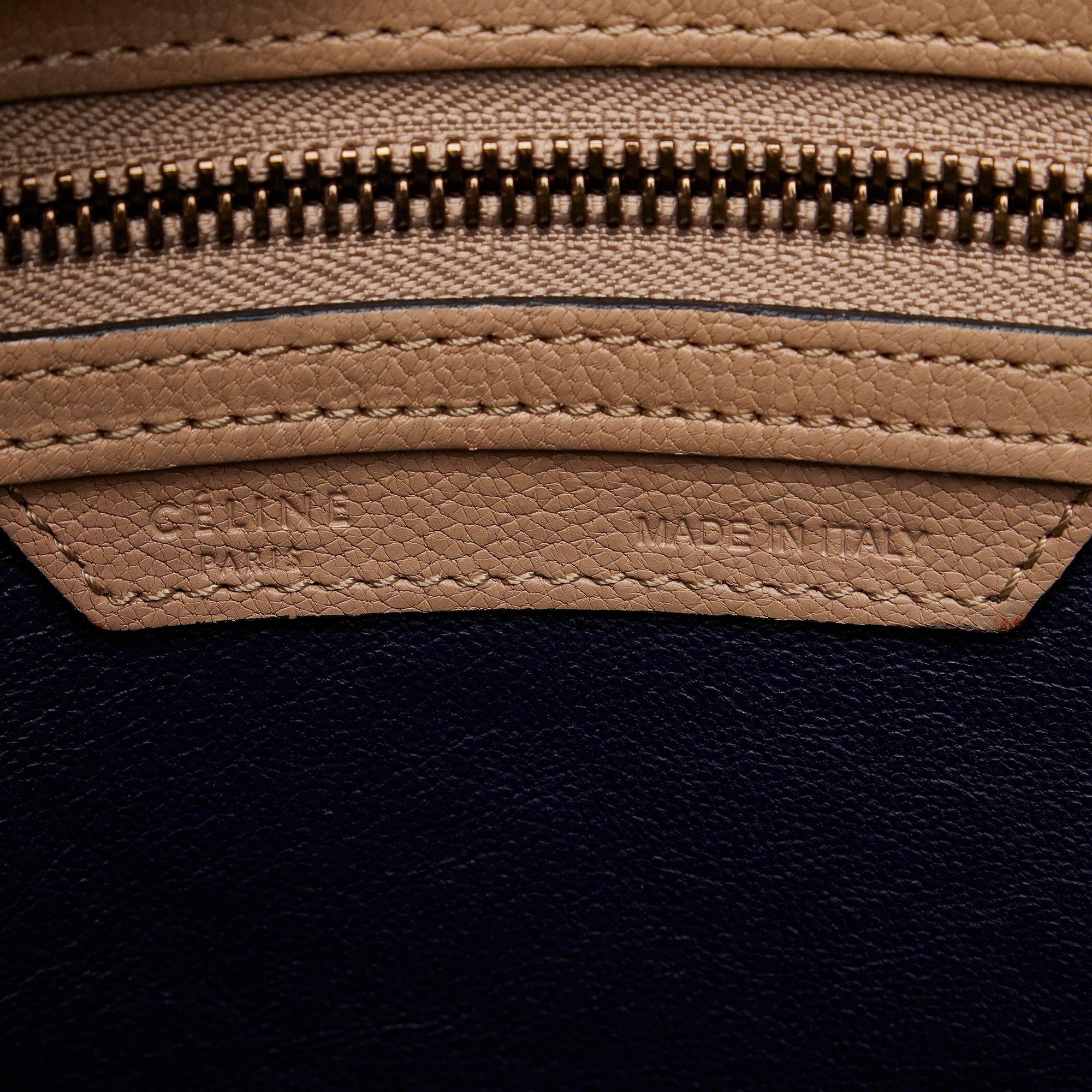 Celine Micro Luggage Tote Bicolor (SHG-x7hidE)