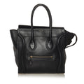 Celine Micro Luggage Tote Leather Handbag (SHG-36197)