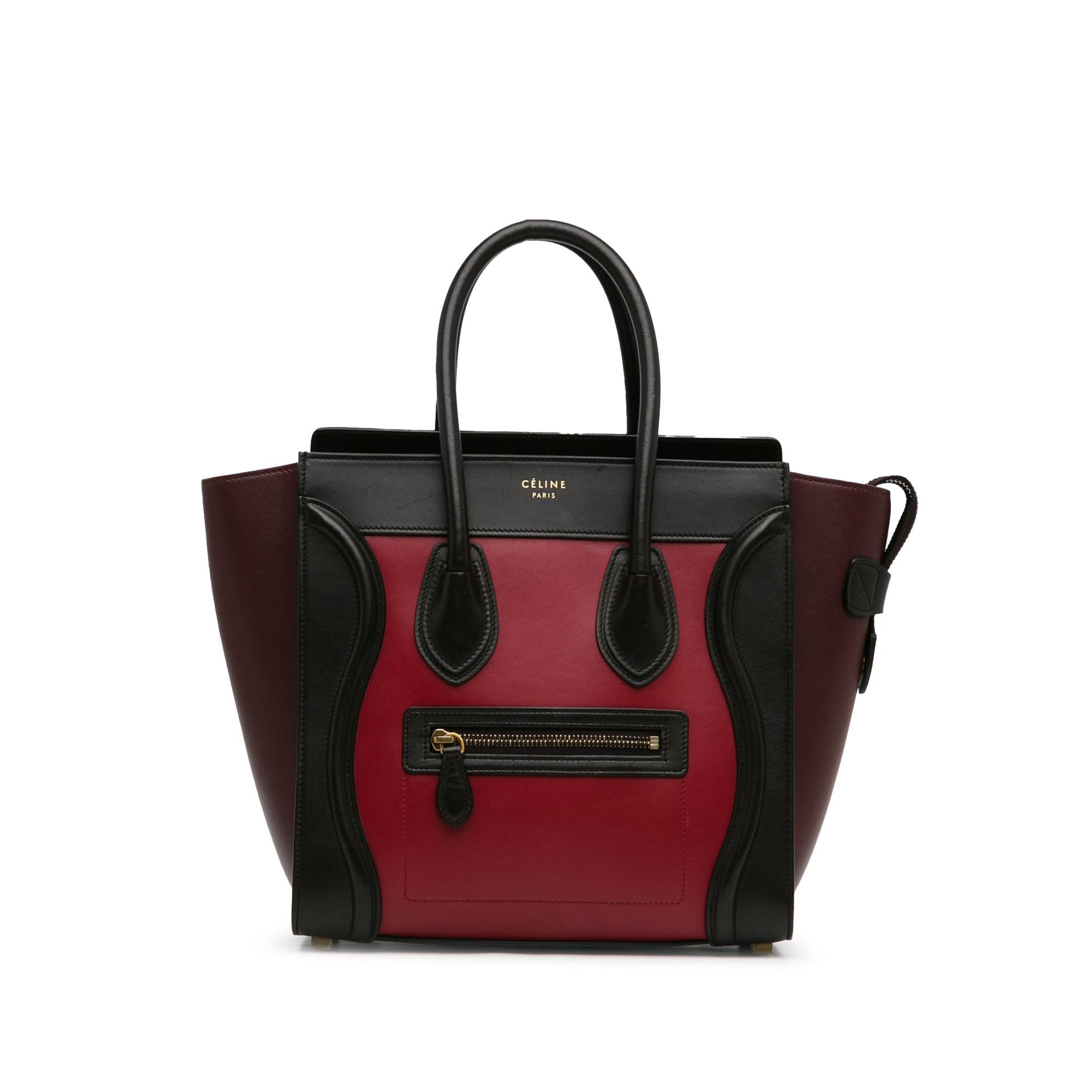 Celine Micro Tricolor Luggage Tote (SHG-xUHh3S)
