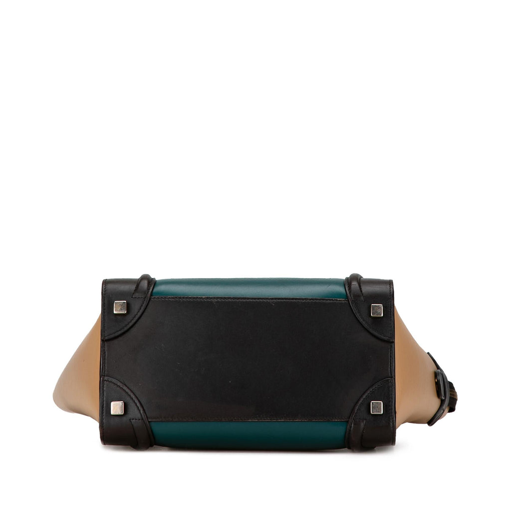 Celine Micro Tricolor Luggage Tote (SHG-thNXmm)