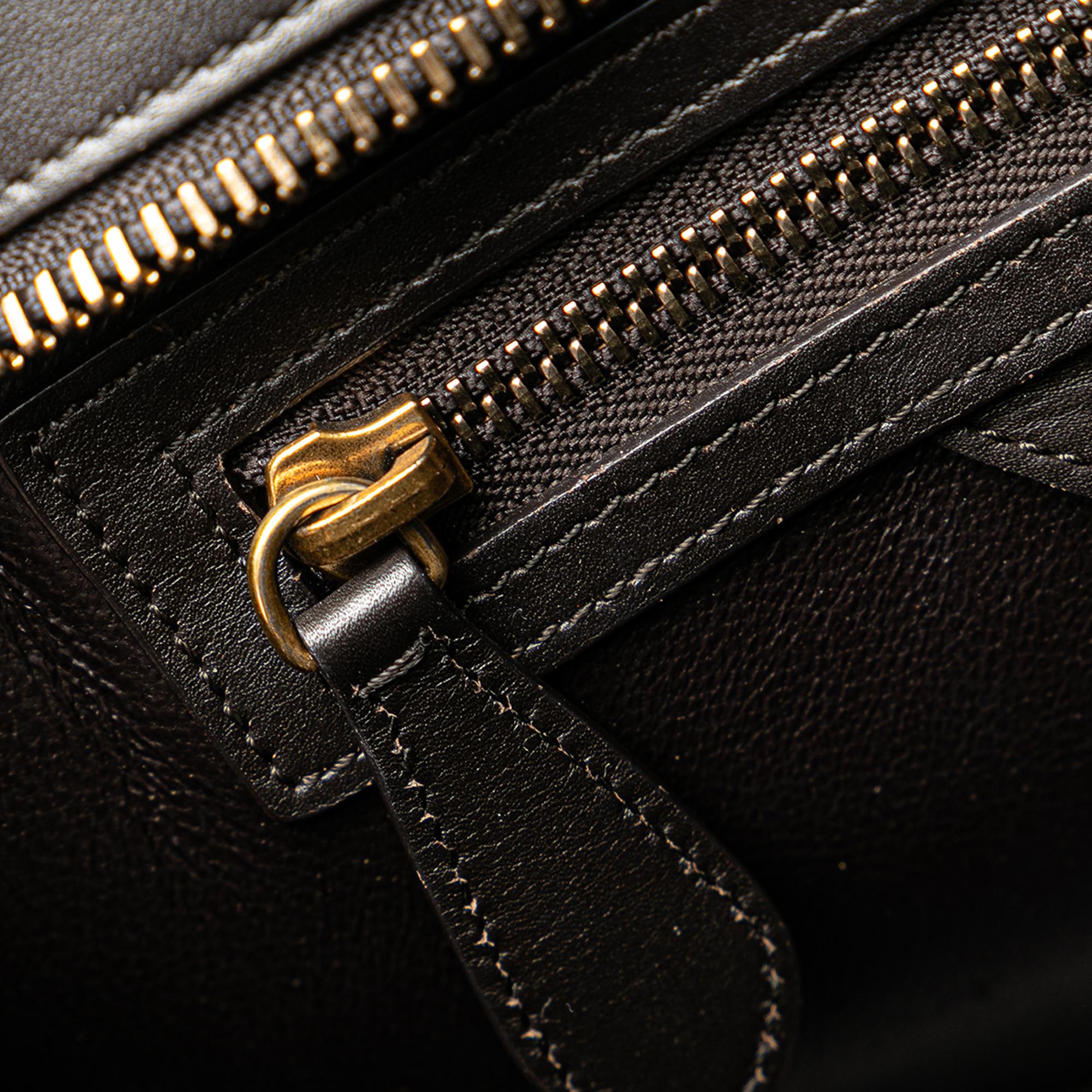 Celine Micro Tricolor Luggage Tote (SHG-thNXmm)