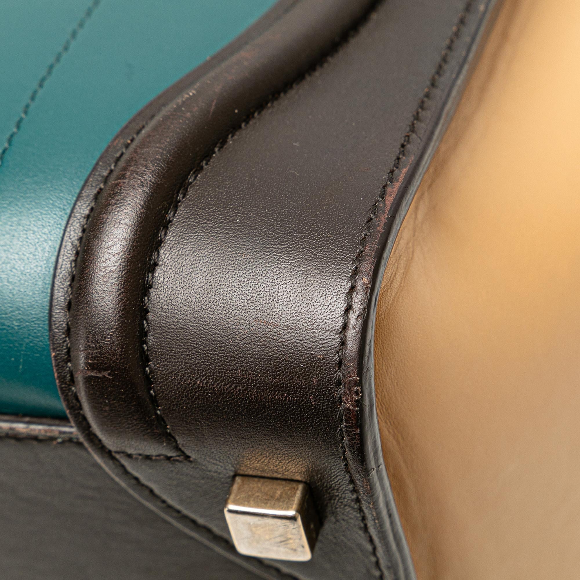 Celine Micro Tricolor Luggage Tote (SHG-thNXmm)