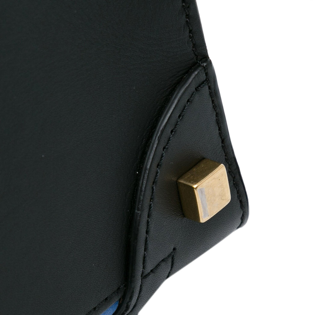 Celine Micro Tricolor Luggage Tote (SHG-oH1S4a)