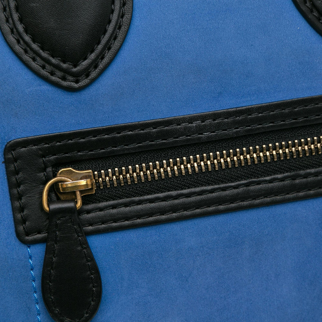 Celine Micro Tricolor Luggage Tote (SHG-oH1S4a)