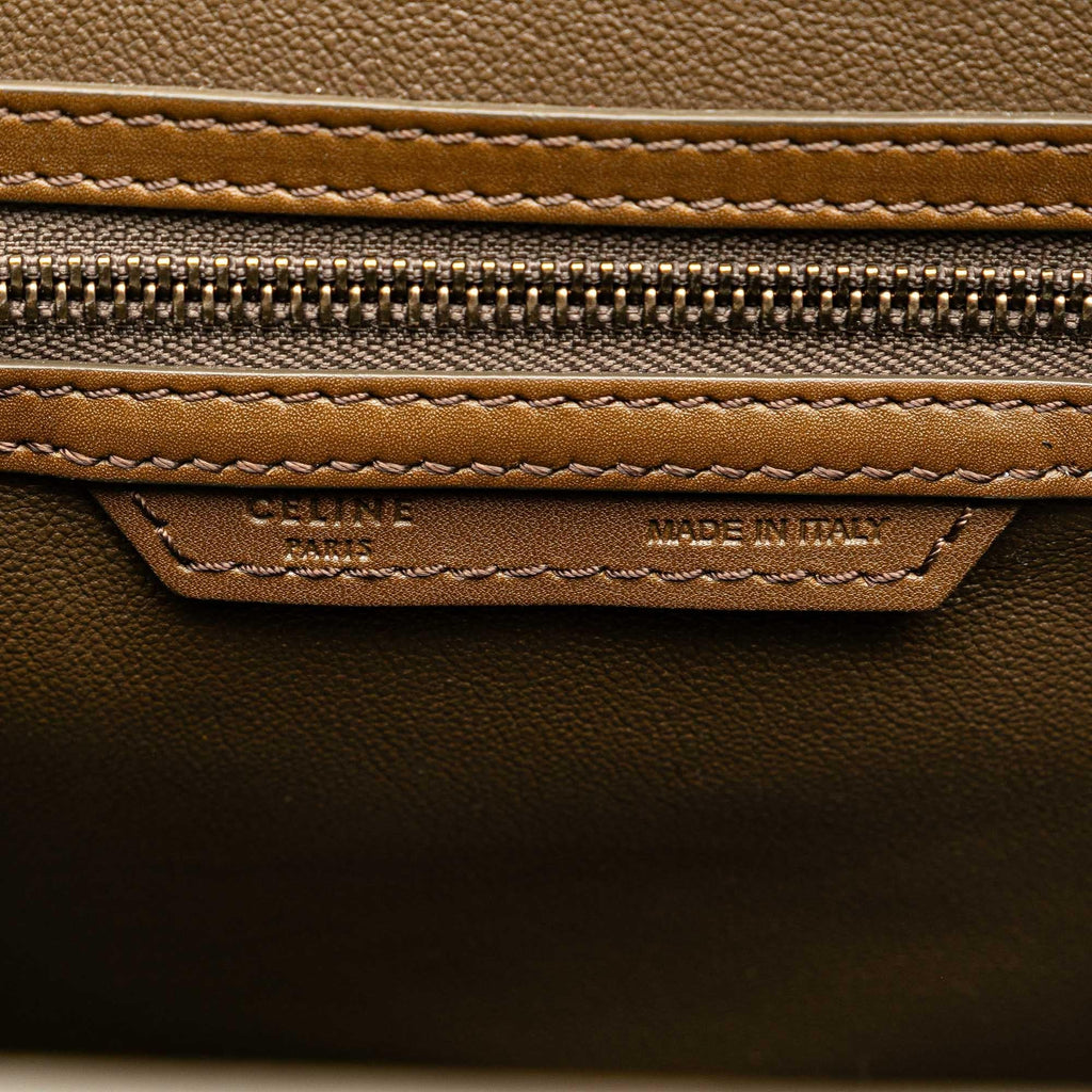 Celine Micro Tricolor Luggage Tote (SHG-SCLYeT)