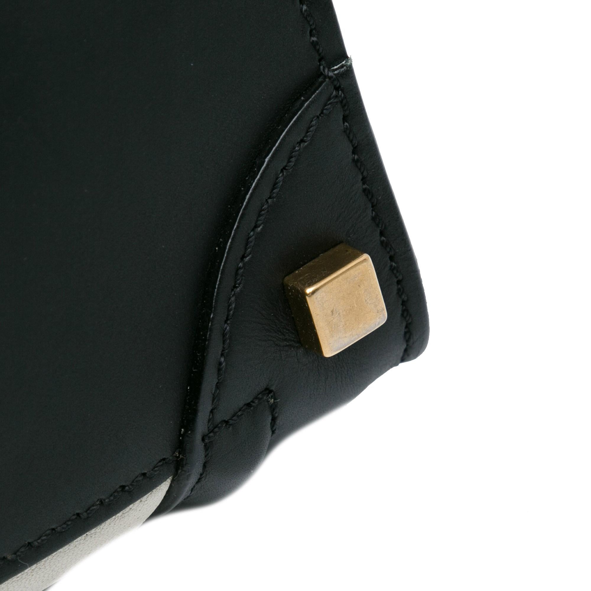 Celine Micro Tricolor Luggage Tote (SHG-VCdAy0)