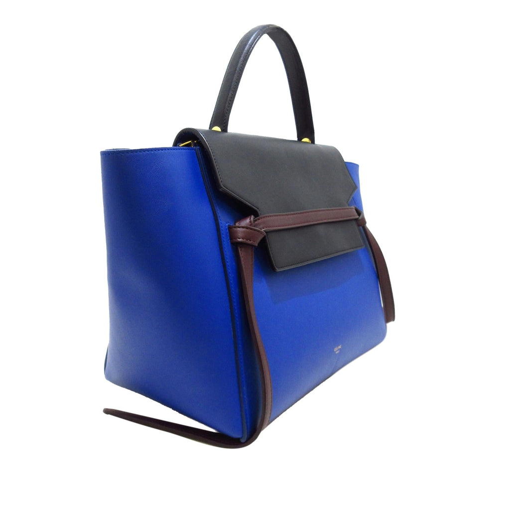 Celine Mini Belt Tricolor Satchel (SHG-JMn0ji)