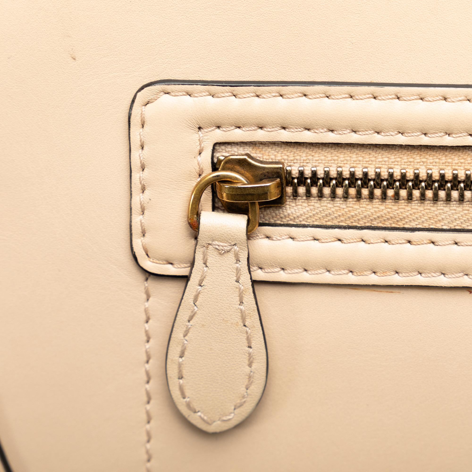 Celine Mini Bicolor Luggage Tote (SHG-wiNeoe)