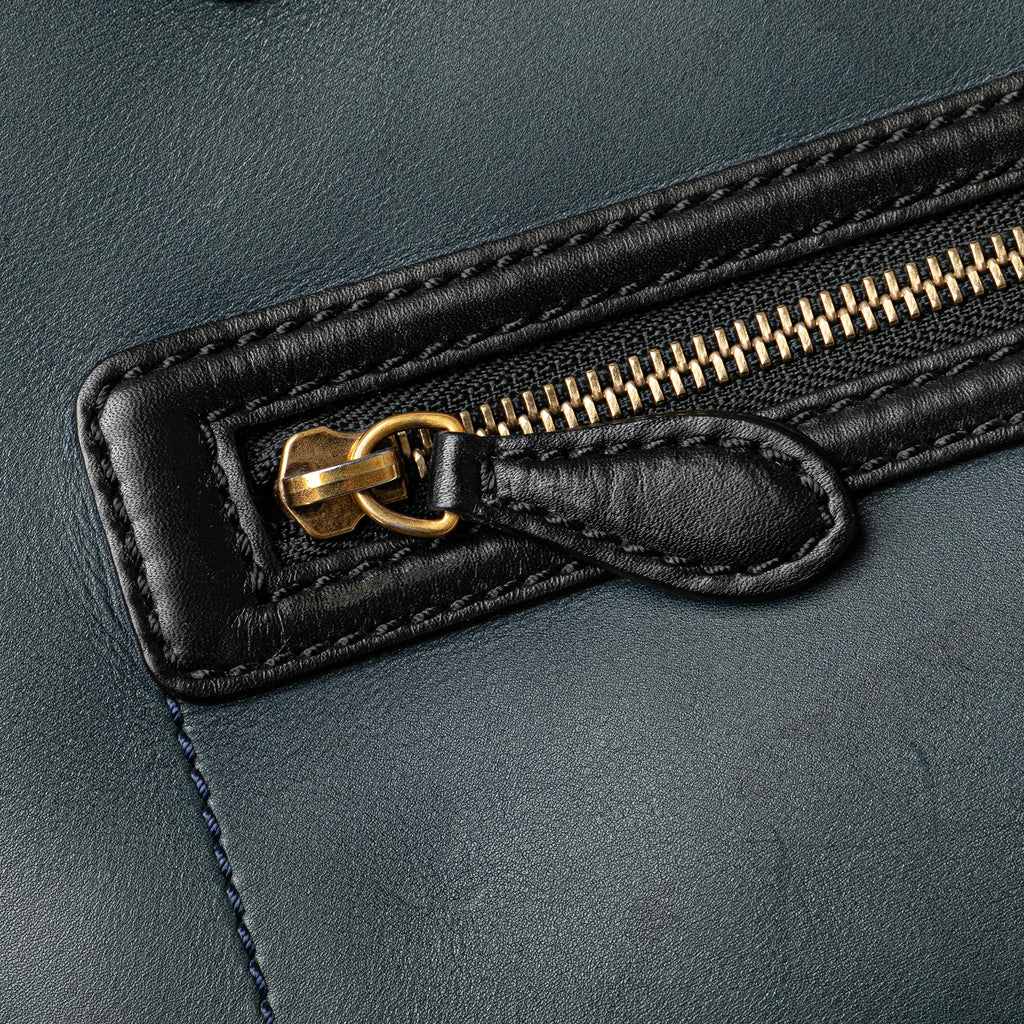 Celine Mini Bicolor Luggage Tote (SHG-mEYrYF)