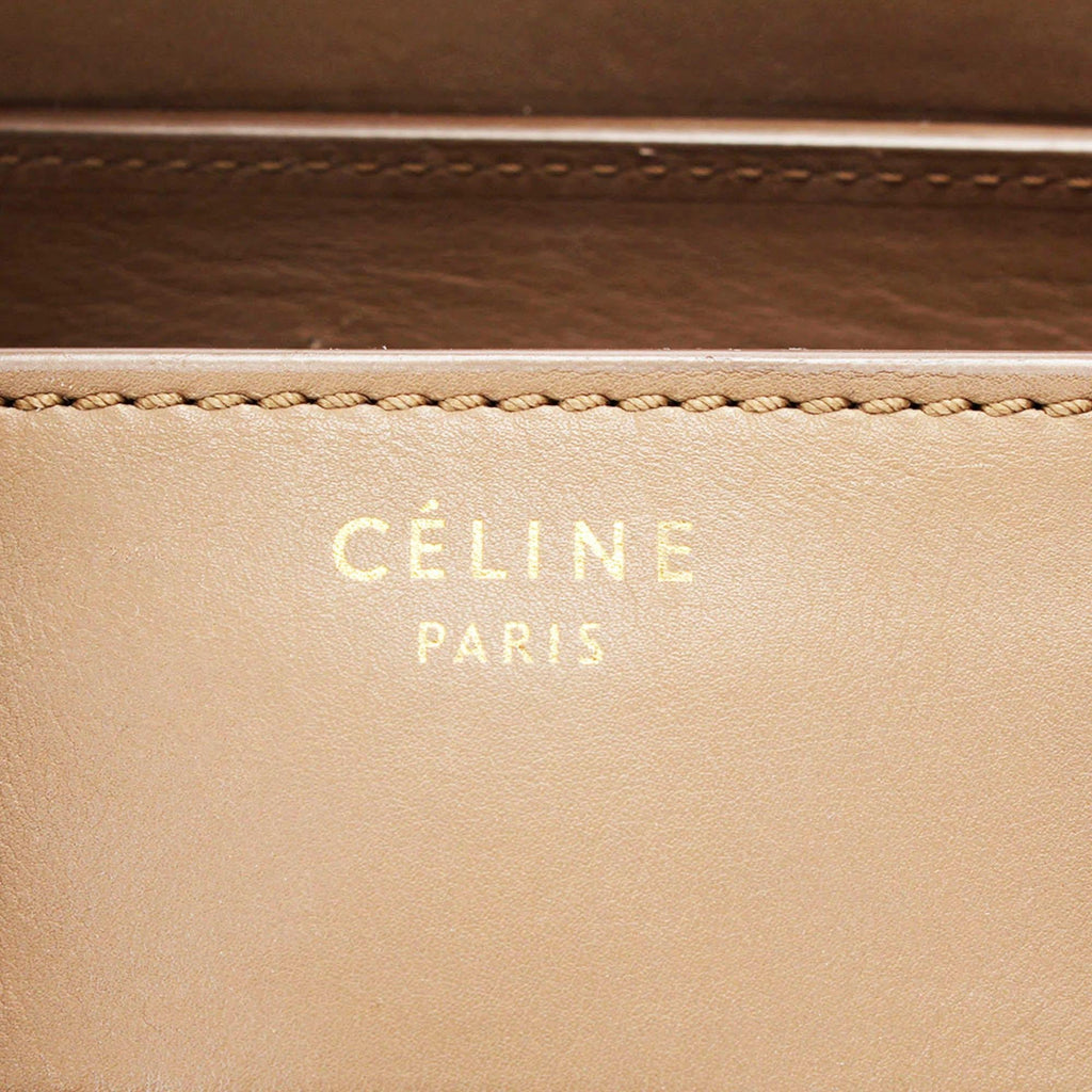 Celine Mini Luggage Leather Tote Bag (SHG-pguqwI)
