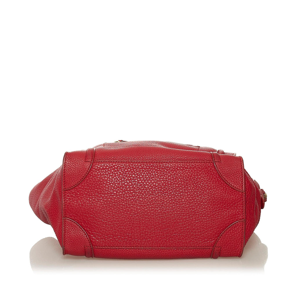 Celine Mini Luggage Leather Tote Bag (SHG-nT7EYh)