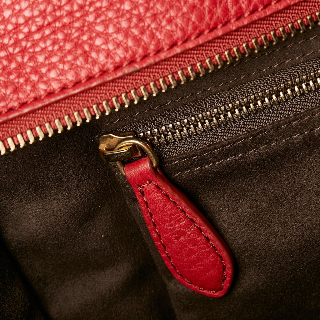 Celine Mini Luggage Leather Tote Bag (SHG-nT7EYh)