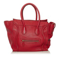 Celine Mini Luggage Leather Tote Bag (SHG-nT7EYh)