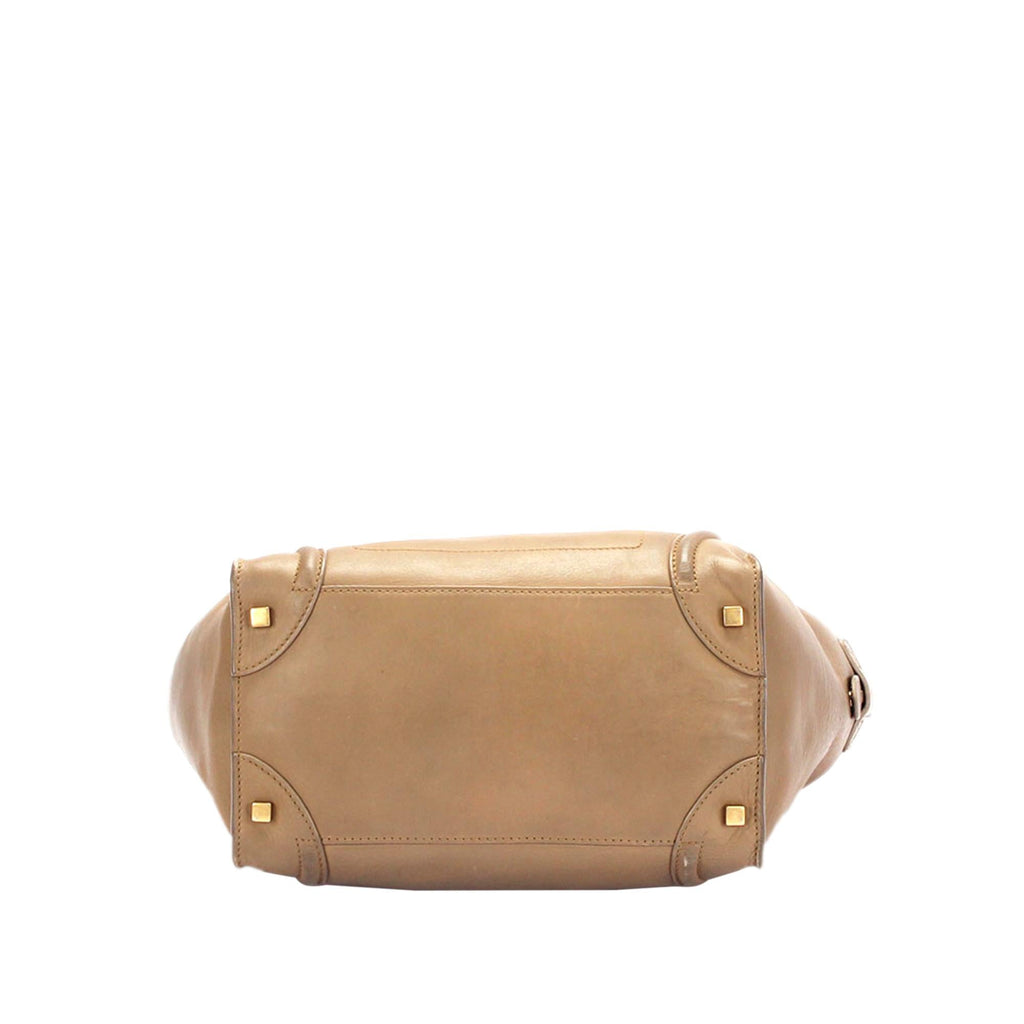 Celine Mini Luggage Leather Tote Bag (SHG-t5F2Hb)