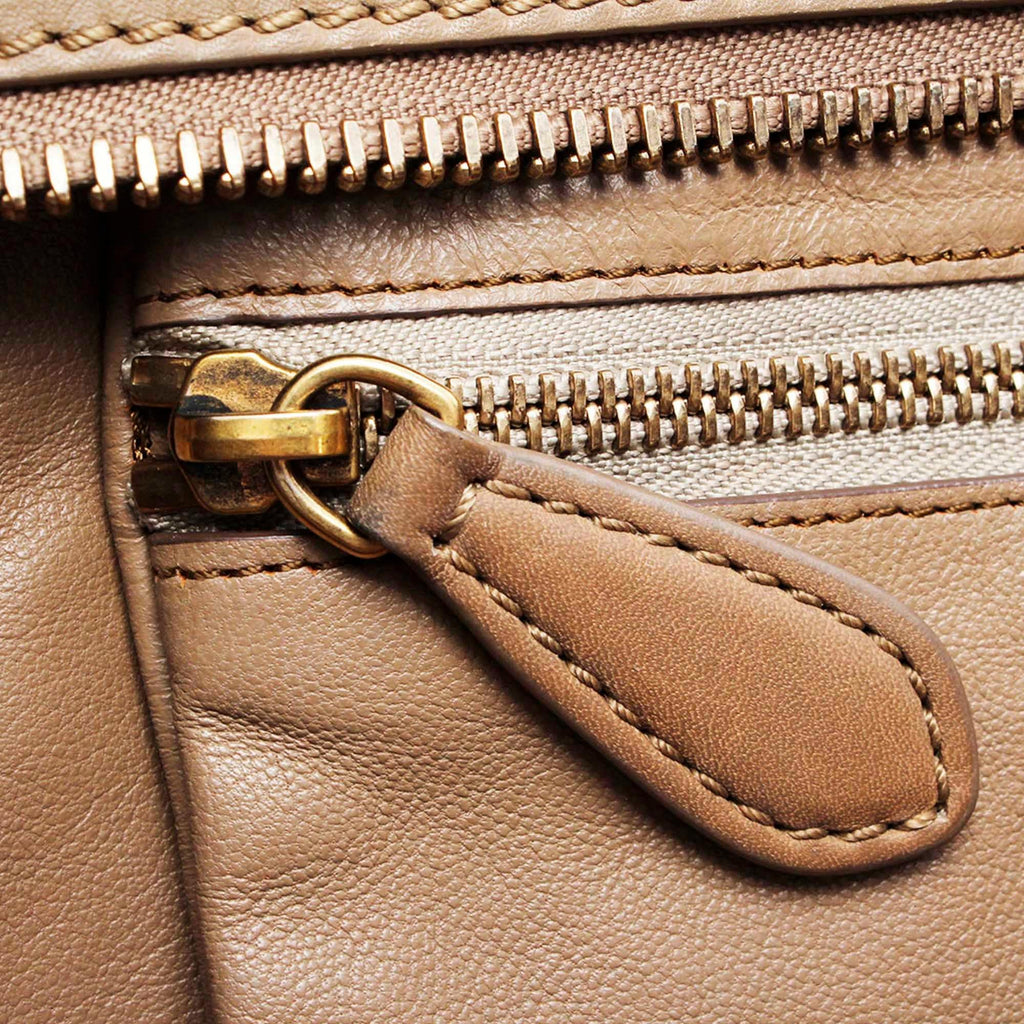 Celine Mini Luggage Leather Tote Bag (SHG-t5F2Hb)