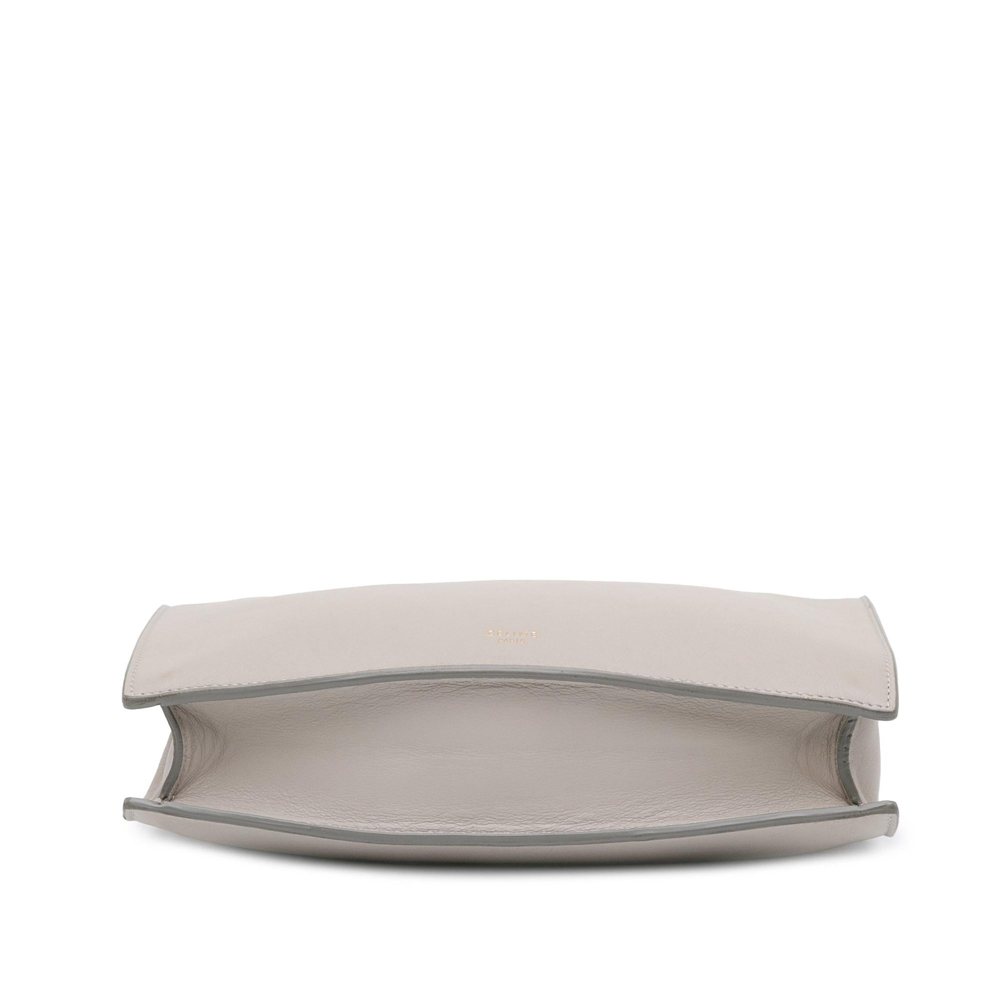 Celine Mini Smooth Calfskin Clasp Bag (SHG-v4DCpq)