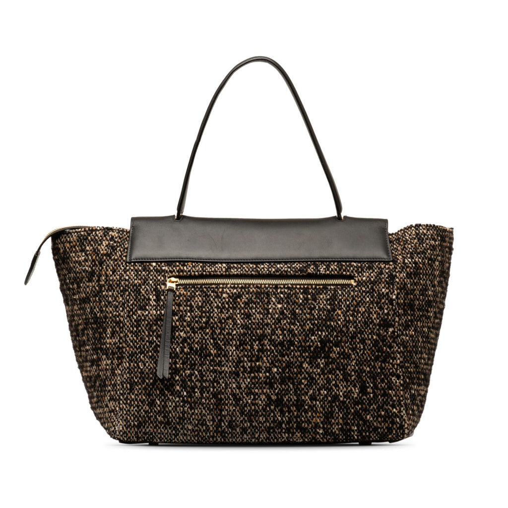 Celine Mini Tweed Belt Satchel (SHG-nqOhdh)