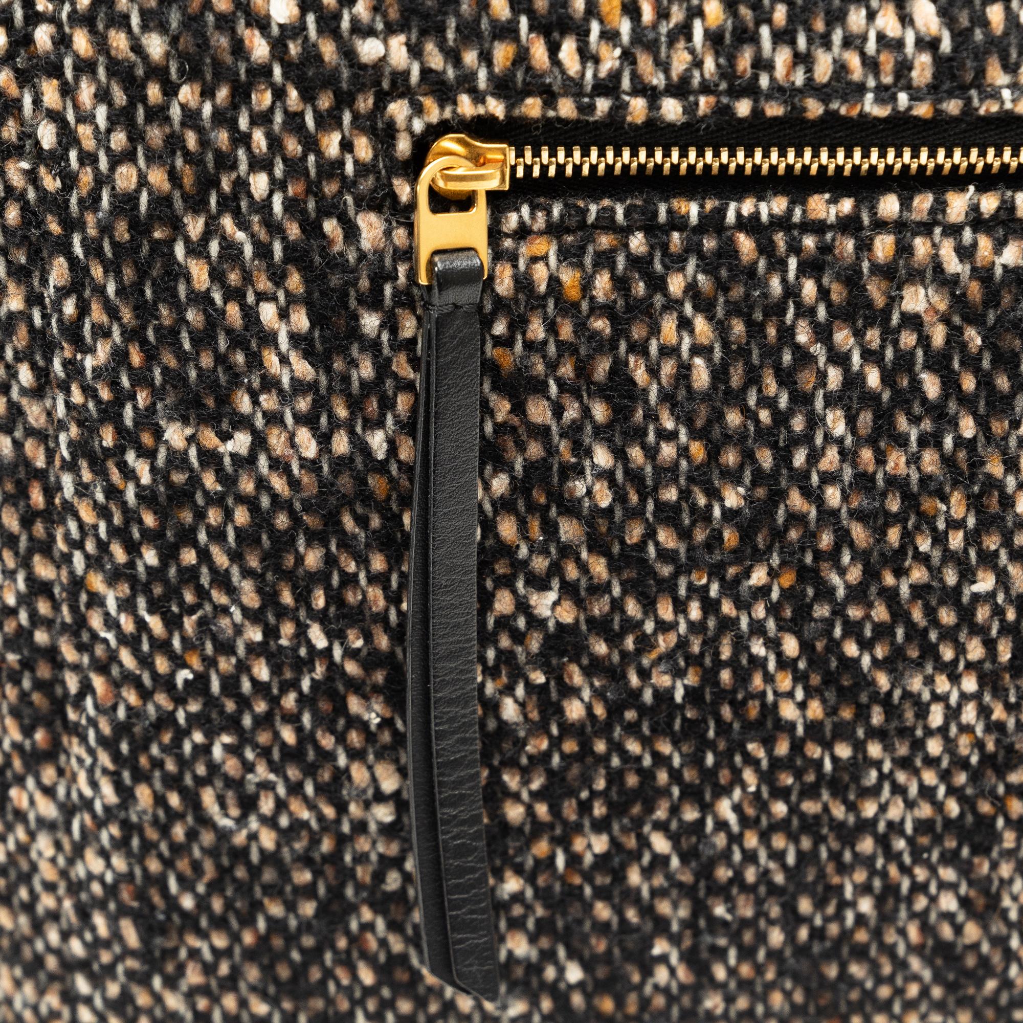 Celine Mini Tweed Belt Satchel (SHG-nqOhdh)