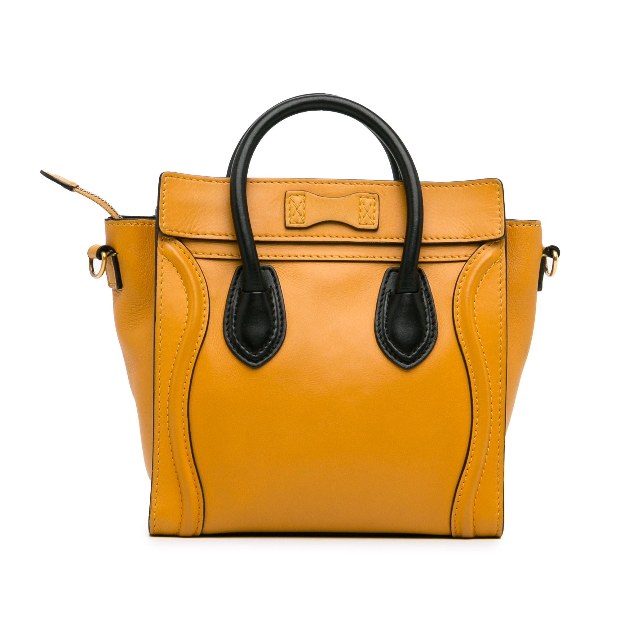 Celine Nano Bicolor Luggage Tote (SHG-e9tKKk)