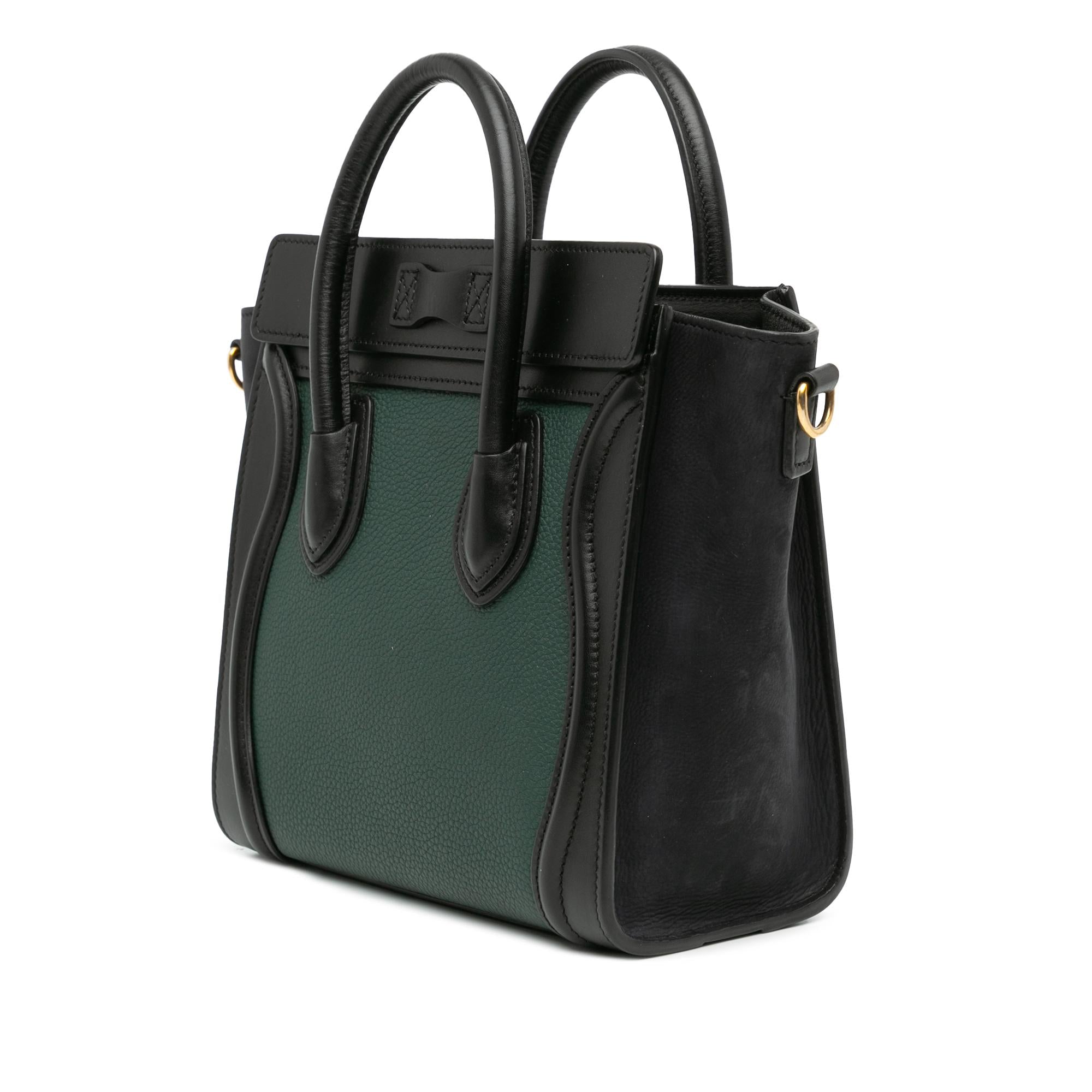 Celine Nano Bicolor Luggage Tote (SHG-mb7rYU)