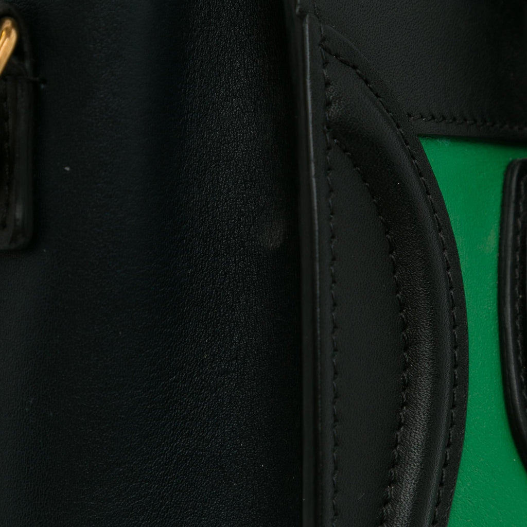 Celine Nano Bicolor Luggage (SHG-FsvhFg)