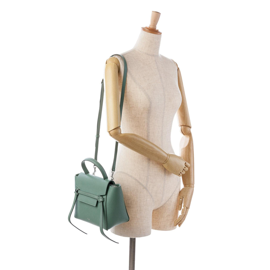 Celine Nano Leather Belt Satchel (SHG-DYRpoN)