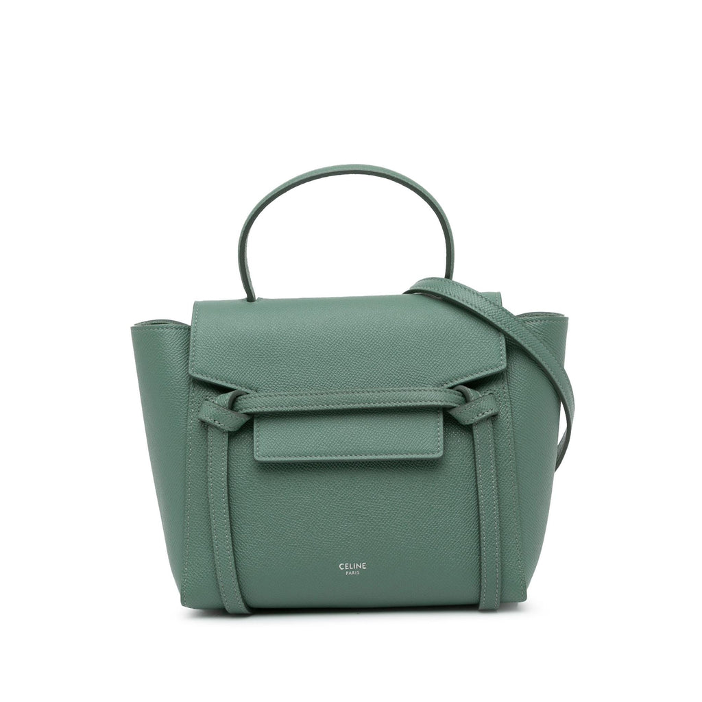 Celine Nano Leather Belt Satchel (SHG-DYRpoN)