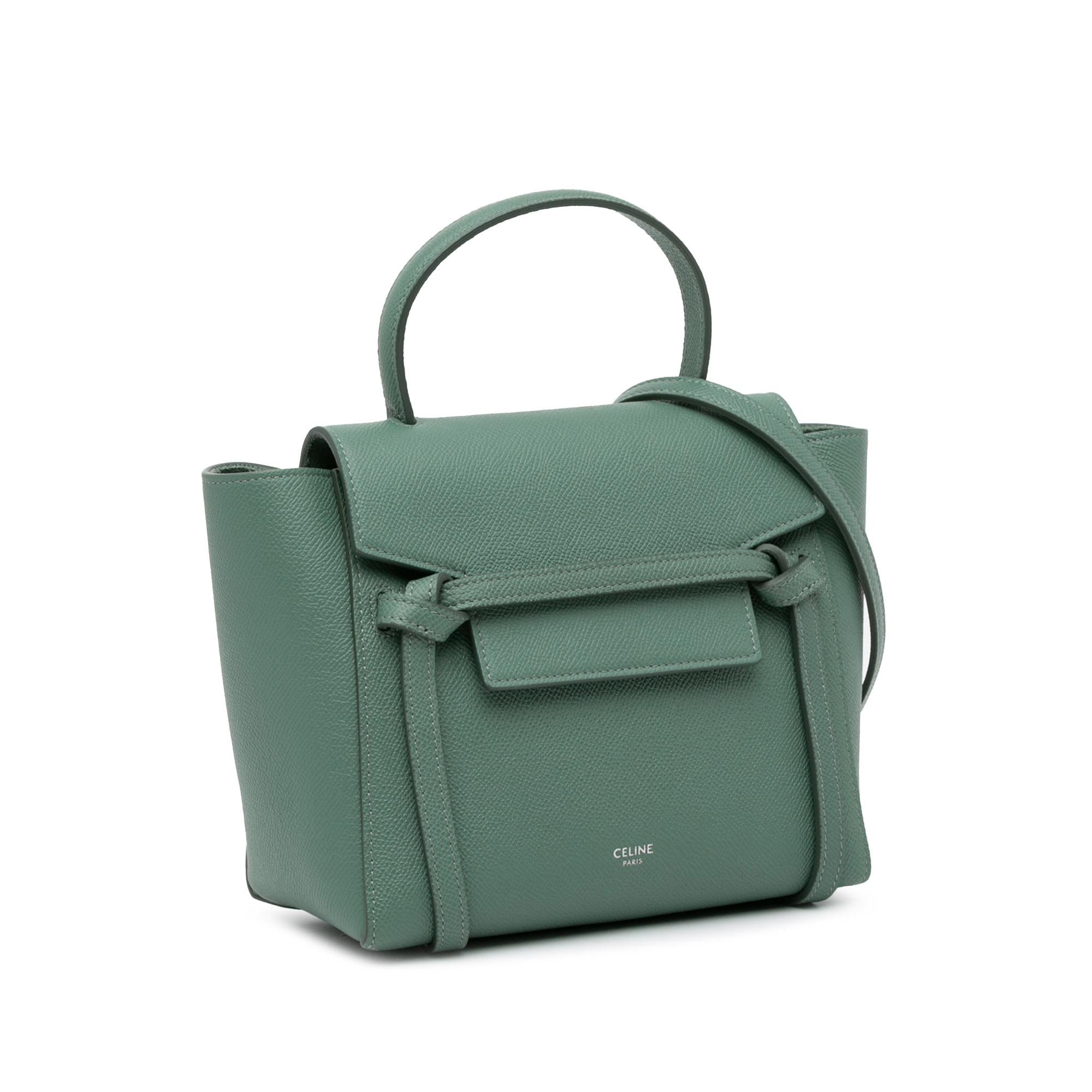 Celine Nano Leather Belt Satchel (SHG-DYRpoN)
