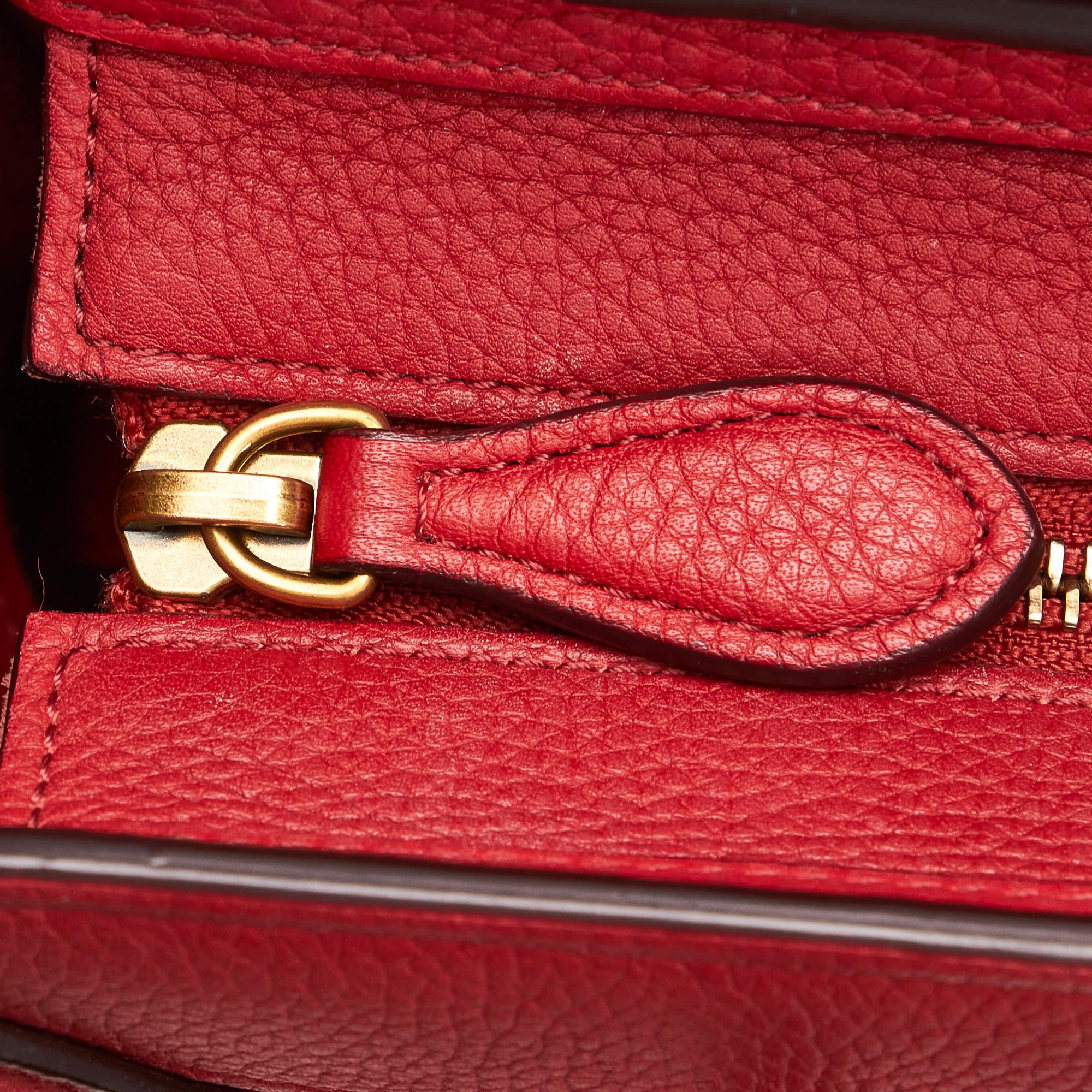 Celine Nano Luggage Leather Satchel (SHG-30150)