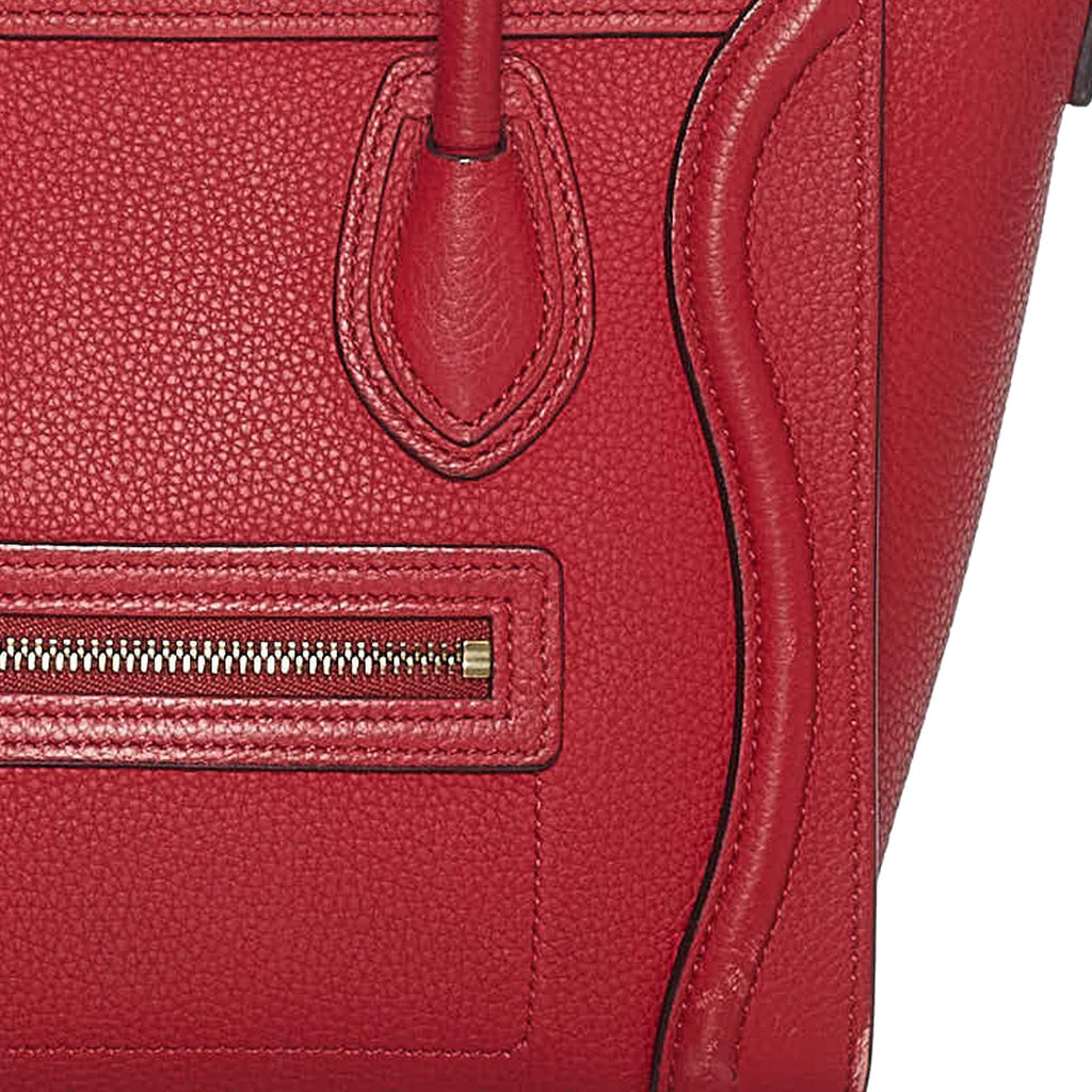 Celine Nano Luggage Leather Satchel (SHG-30150)