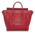 Celine Nano Luggage Leather Satchel (SHG-30150)