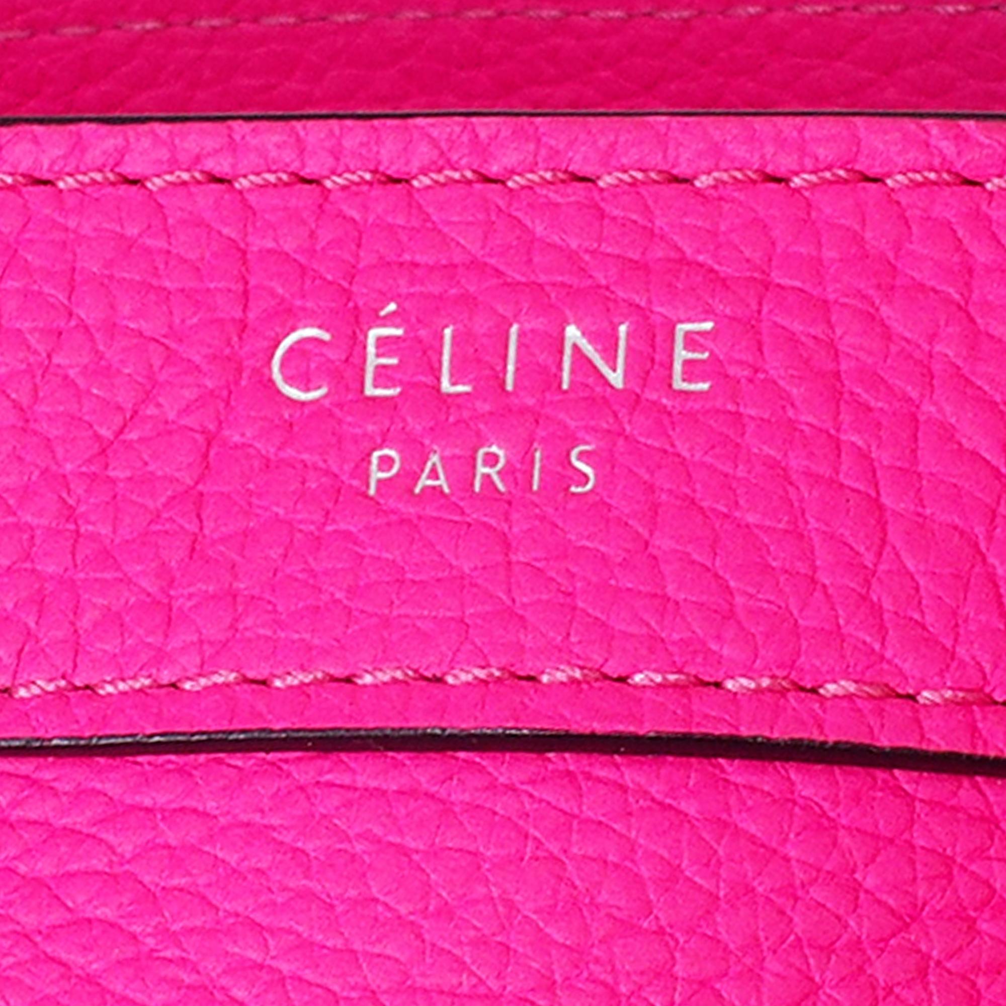 Celine Nano Luggage Leather Satchel (SHG-30973)