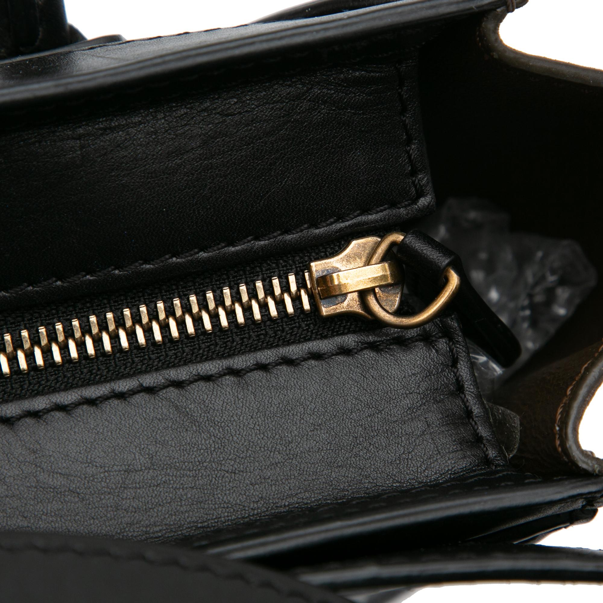 Celine Nano Luggage Tote Tricolor (SHG-LRGEnu)