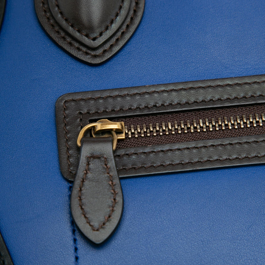 Celine Nano Luggage Tricolor Satchel (SHG-vc5USb)