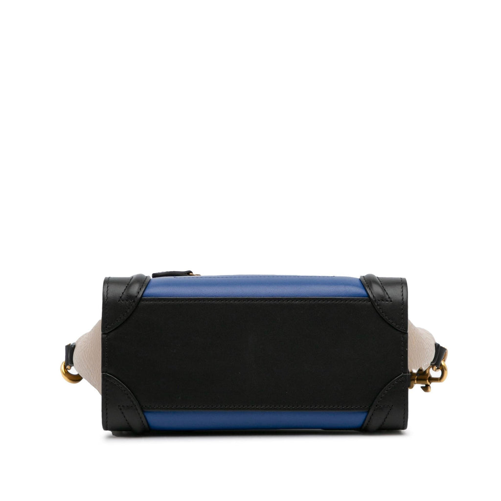 Celine Nano Luggage Tricolor Satchel (SHG-vc5USb)