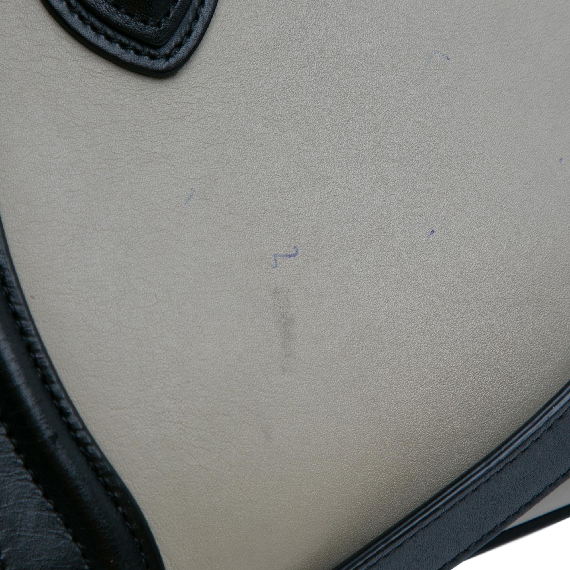 Celine Nano Luggage Tricolor Tote (SHG-J9MWsq)