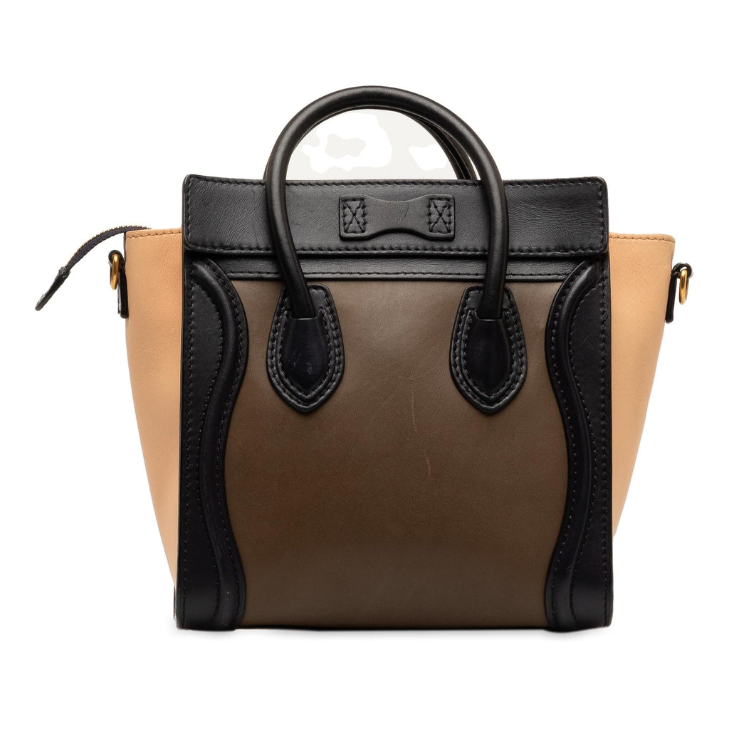 Celine Nano Luggage Tricolor Tote (SHG-xvxH6n)