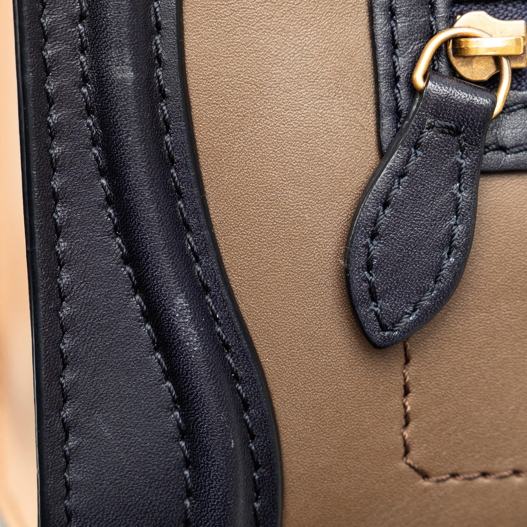 Celine Nano Luggage Tricolor Tote (SHG-xvxH6n)