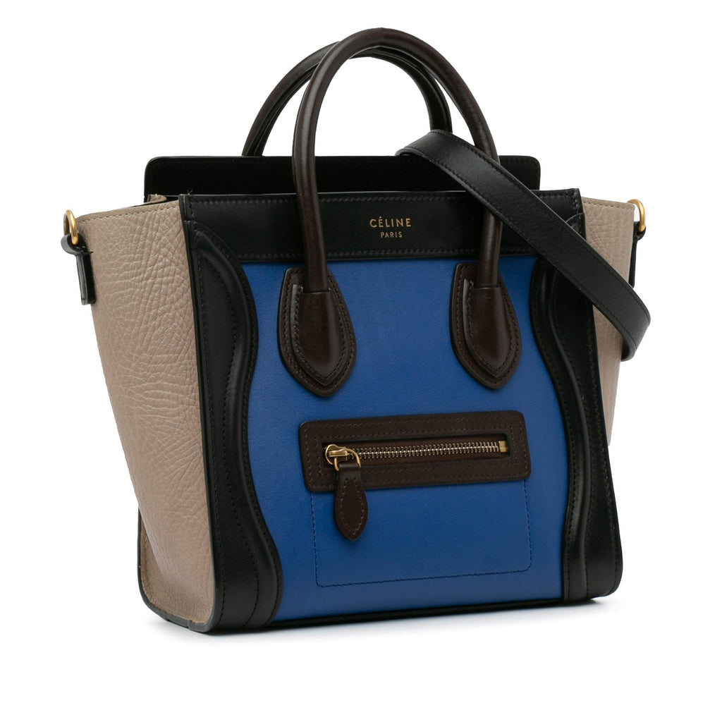 Celine Nano Tricolor Luggage Tote (SHG-wKlqAf)