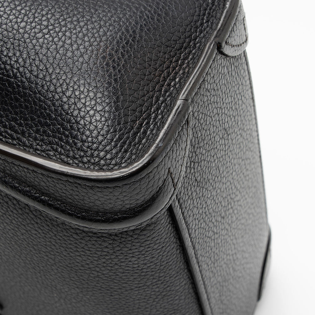 Celine Pebbled Leather Nano Luggage Tote (SHF-fk9HTz)